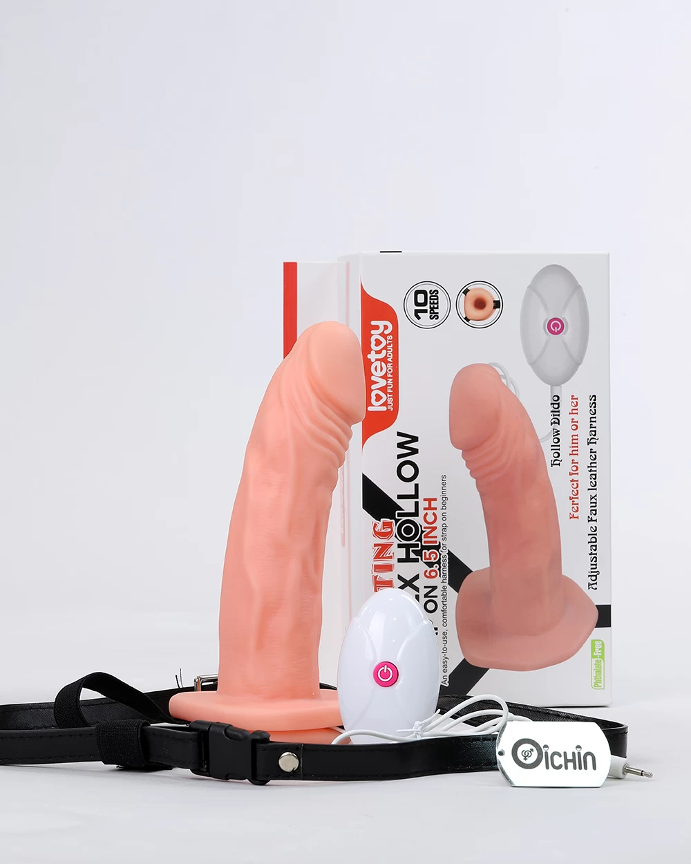 Dương vật giả dây đeo rỗng Lovetoy