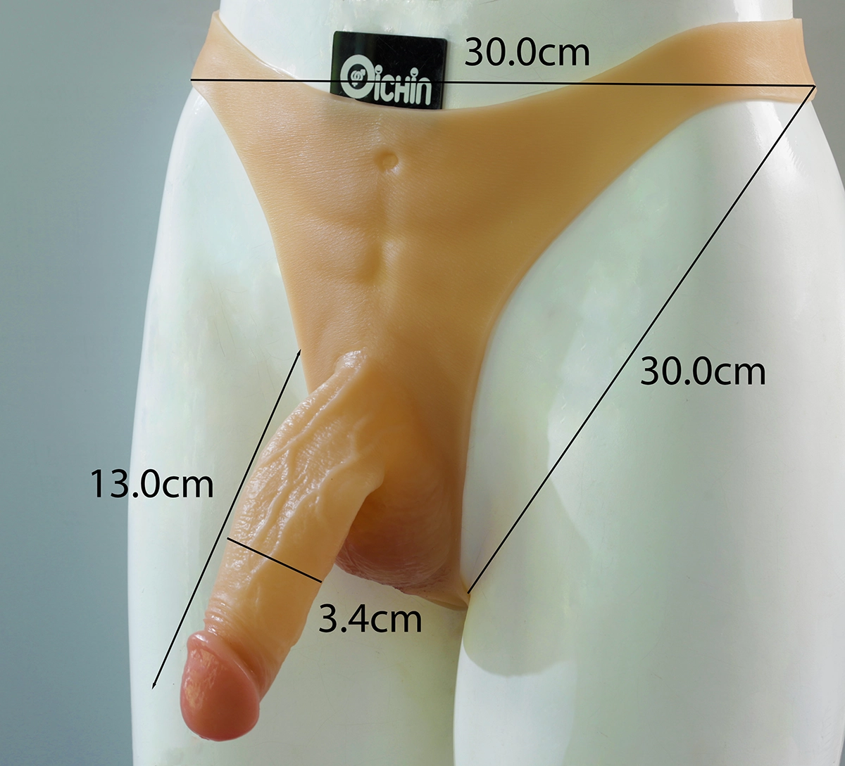 Ảnh thông số kích thước của Cu giả rỗng ruột tam giác Manmiao W40