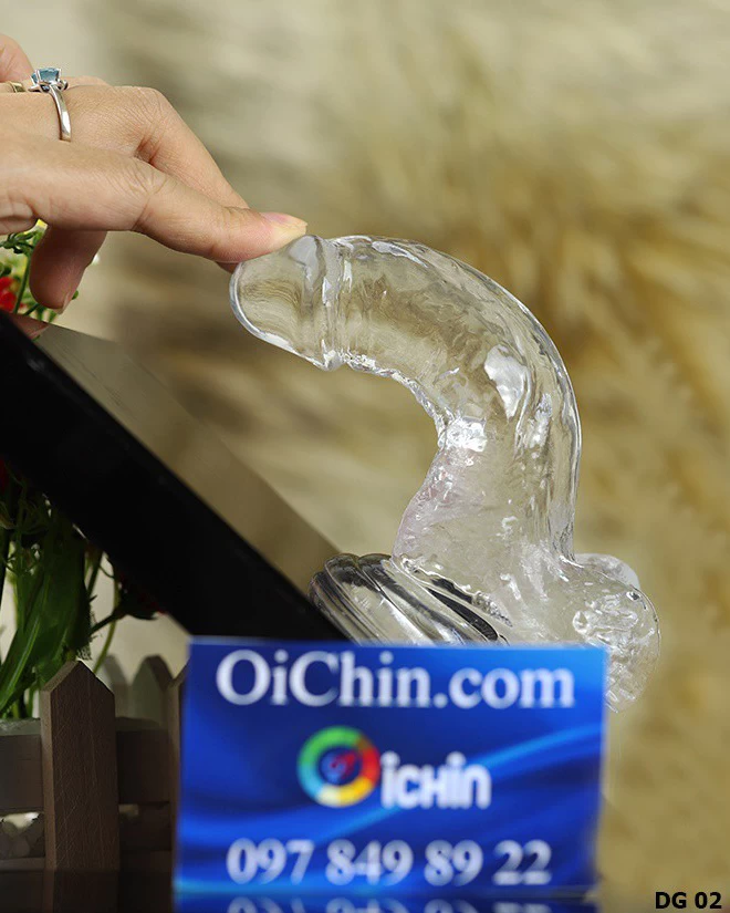 Dương vật giả trong suốt SUPPER COCK dán tường