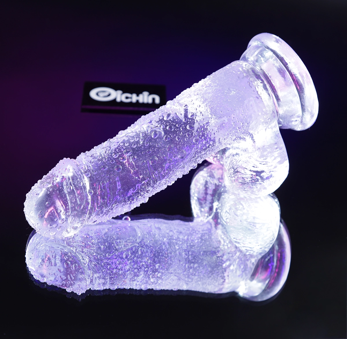 SUPPER COCK silicone trong suốt mềm mại chi tiết cận cảnh