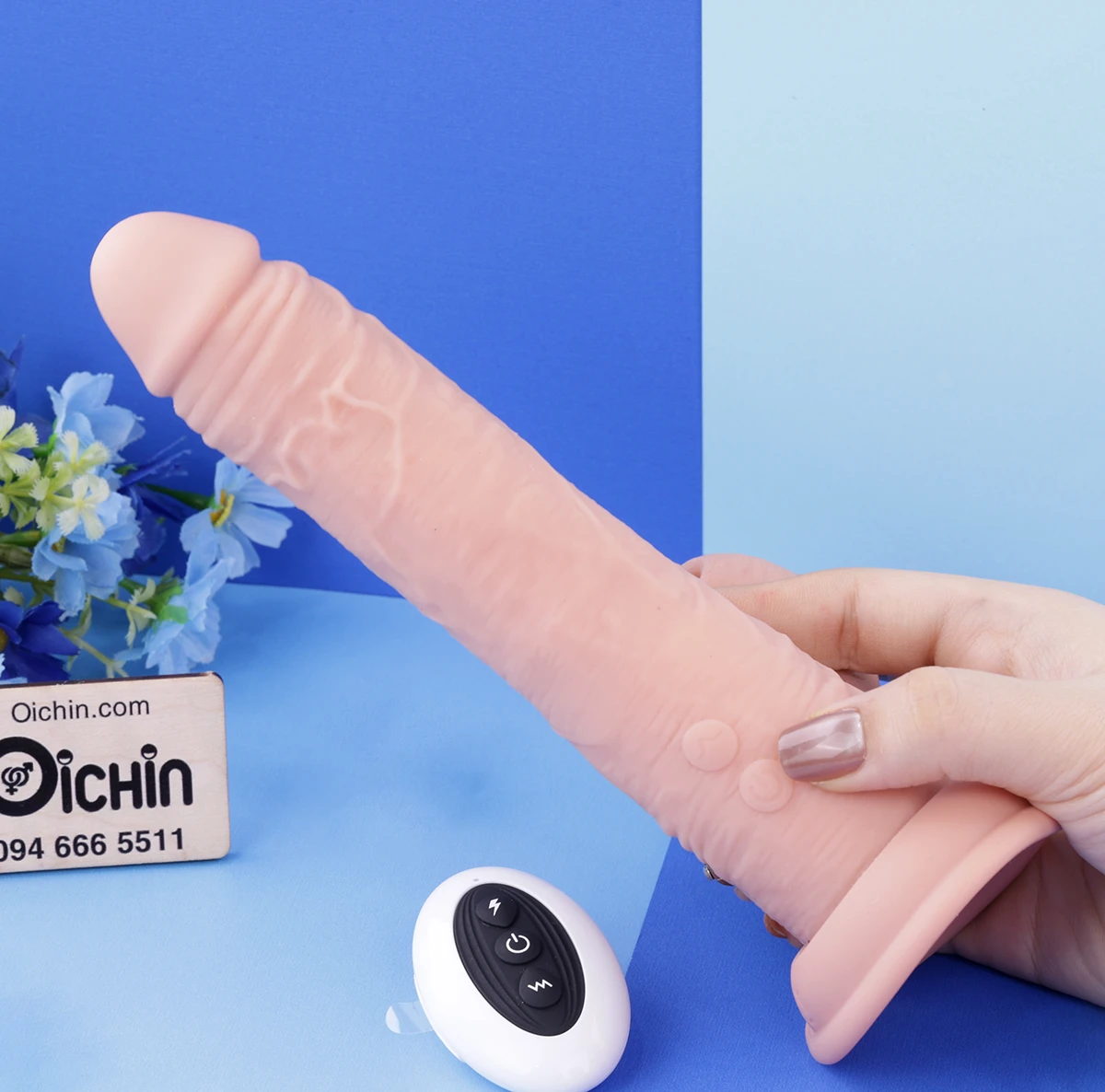 Loving World Knight rung thụt tốc độ nhanh được làm từ silicone mềm mại