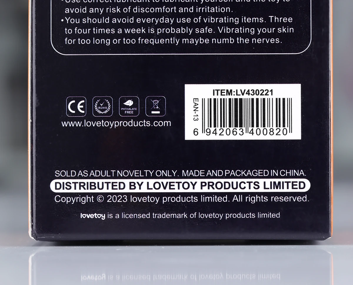 Sextoy đạt những tiêu chuẩn CE, ROHS