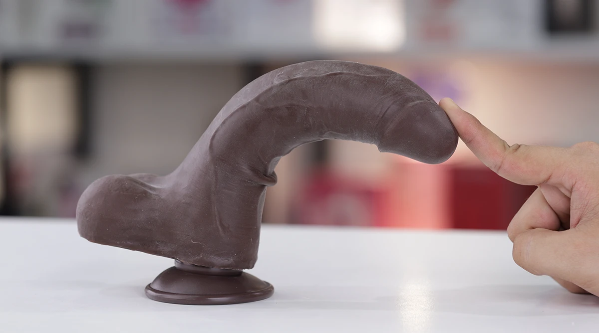 8.5 inch Sliding Skin Dual Layer Dong Black đàn hồi cực tốt