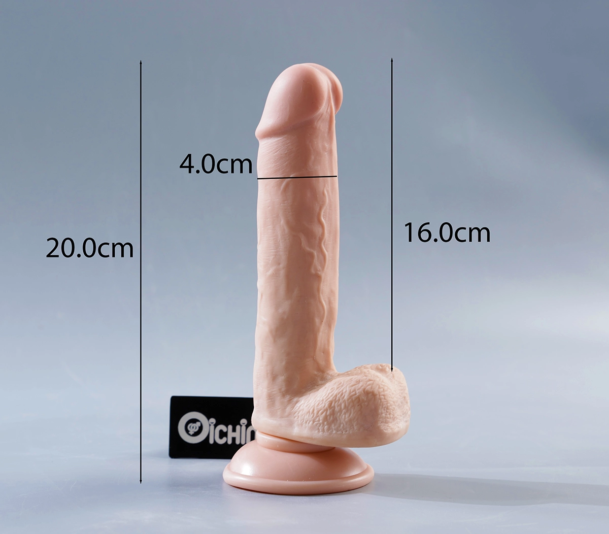 Ảnh thông số kích thước của Lovetoy Sliding-Skin 8 inch
