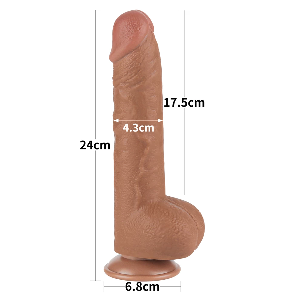 Lovetoy Sliding-Skin dong 9,5 inch
