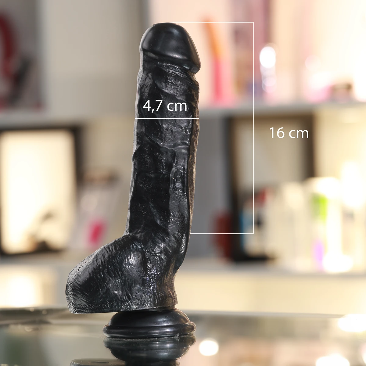 Ảnh thông số kích thước của Dương vật giả chisa rubicon 9.9 inch