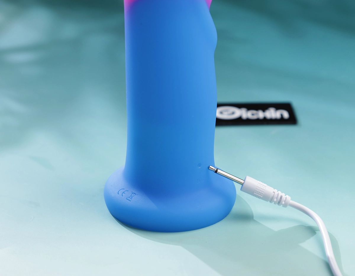 Chân sạc cắm vào cu giả Loving World