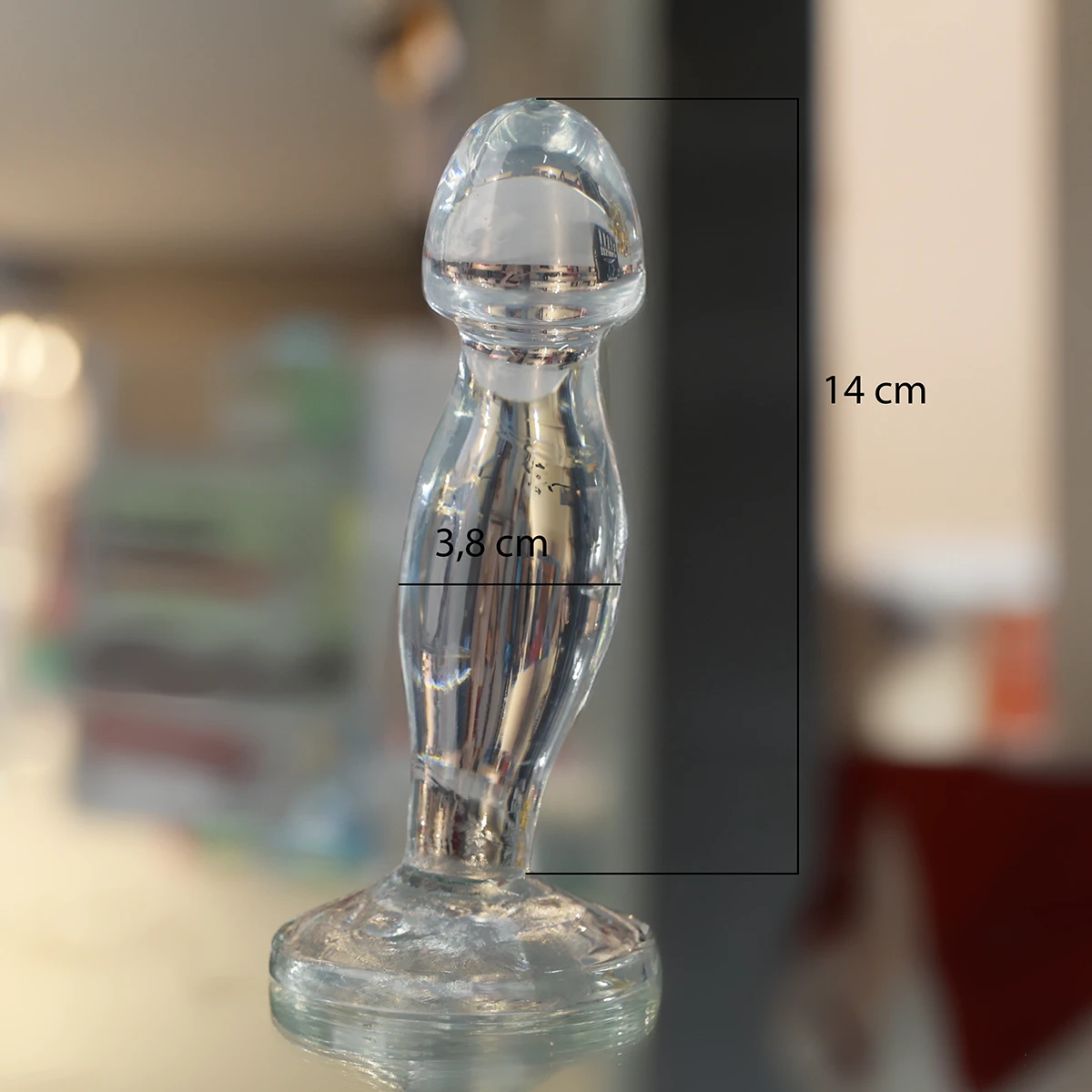 Ảnh thông số kích thước của Lovetoy Flawless Clear LV310020 6.5 inch