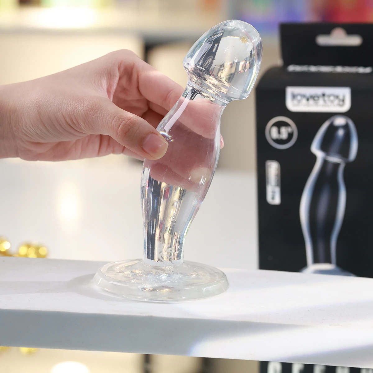 Lovetoy Flawless Clear LV310020 6.5 inch được chụp thực tế bởi Oichin