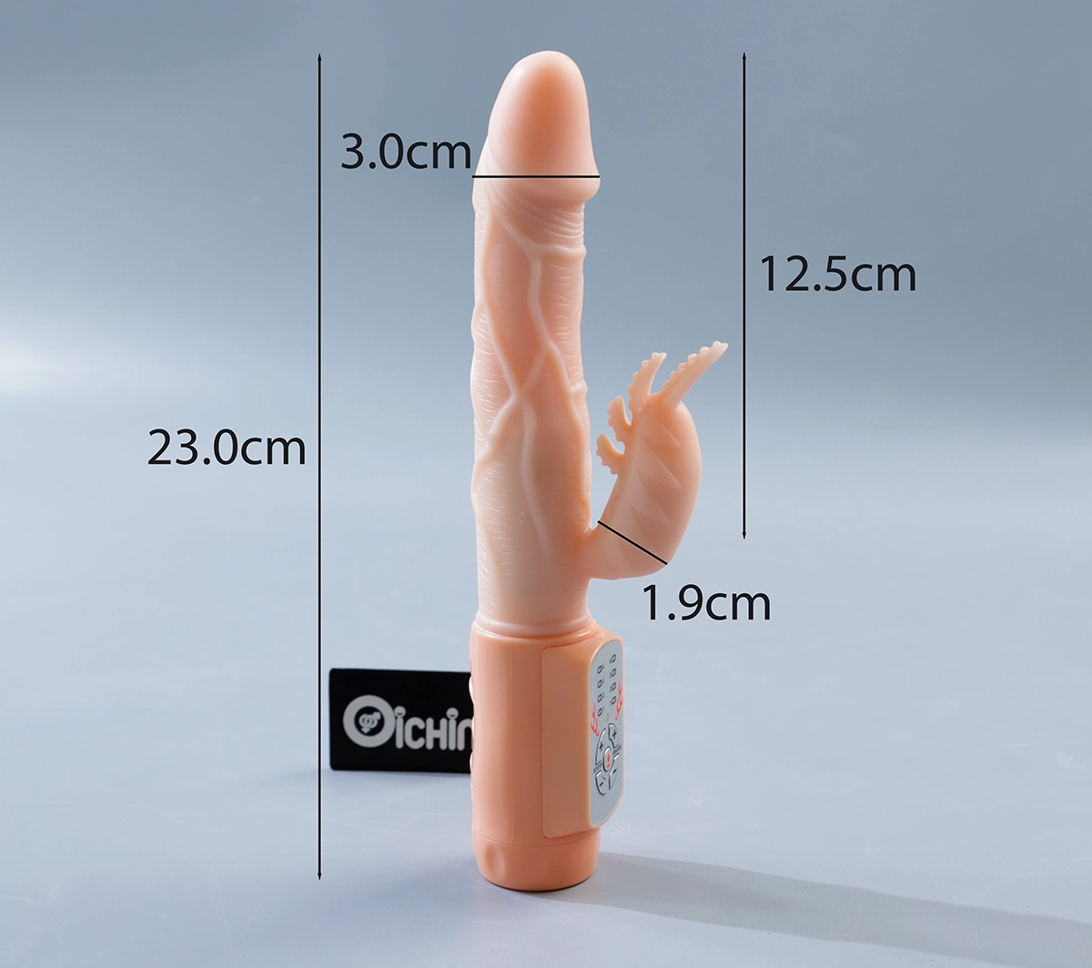 Ảnh thông số kích thước của Dương vật giả tỏa nhiệt Lybaile