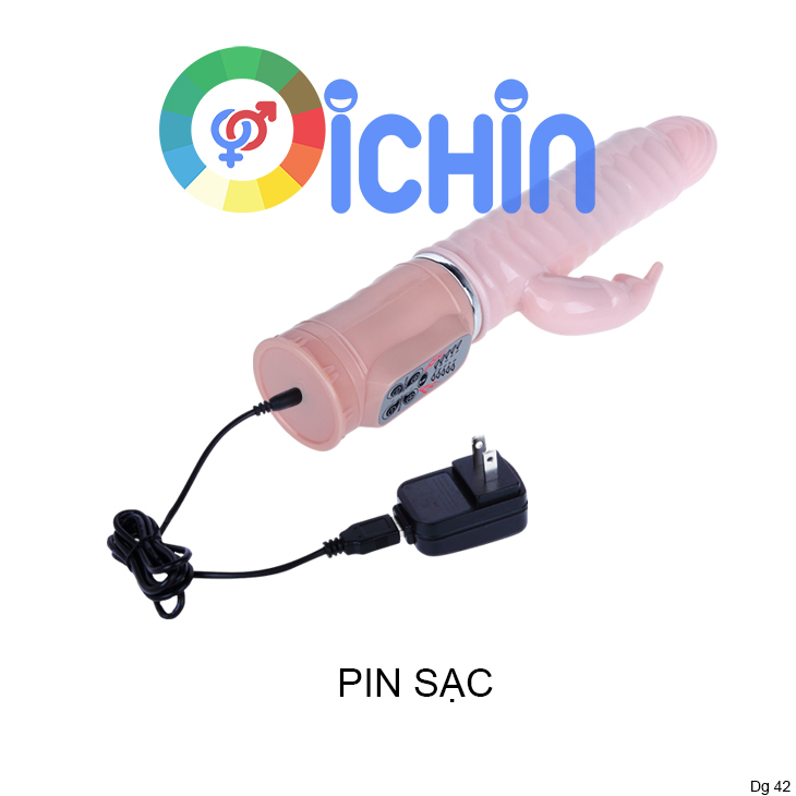 Dương vật giả rung ngoáy tỏa nhiệt Lybaile  Naughty Bunny