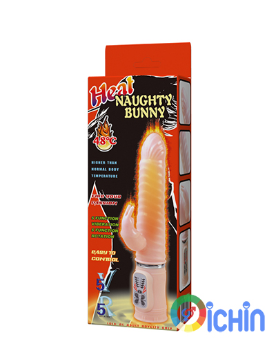 Dương vật giả rung ngoáy tỏa nhiệt Lybaile  Naughty Bunny