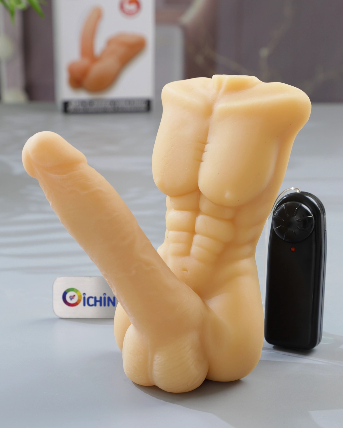 Dương vật giả bán thân búp bê Bigger Man rung