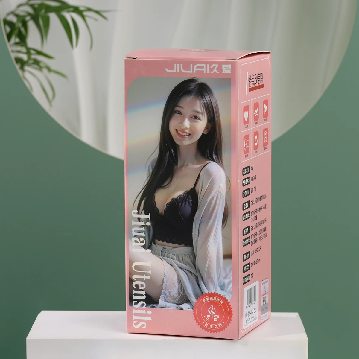 Hộp sextoy Jiuai dương vật 2 đầu