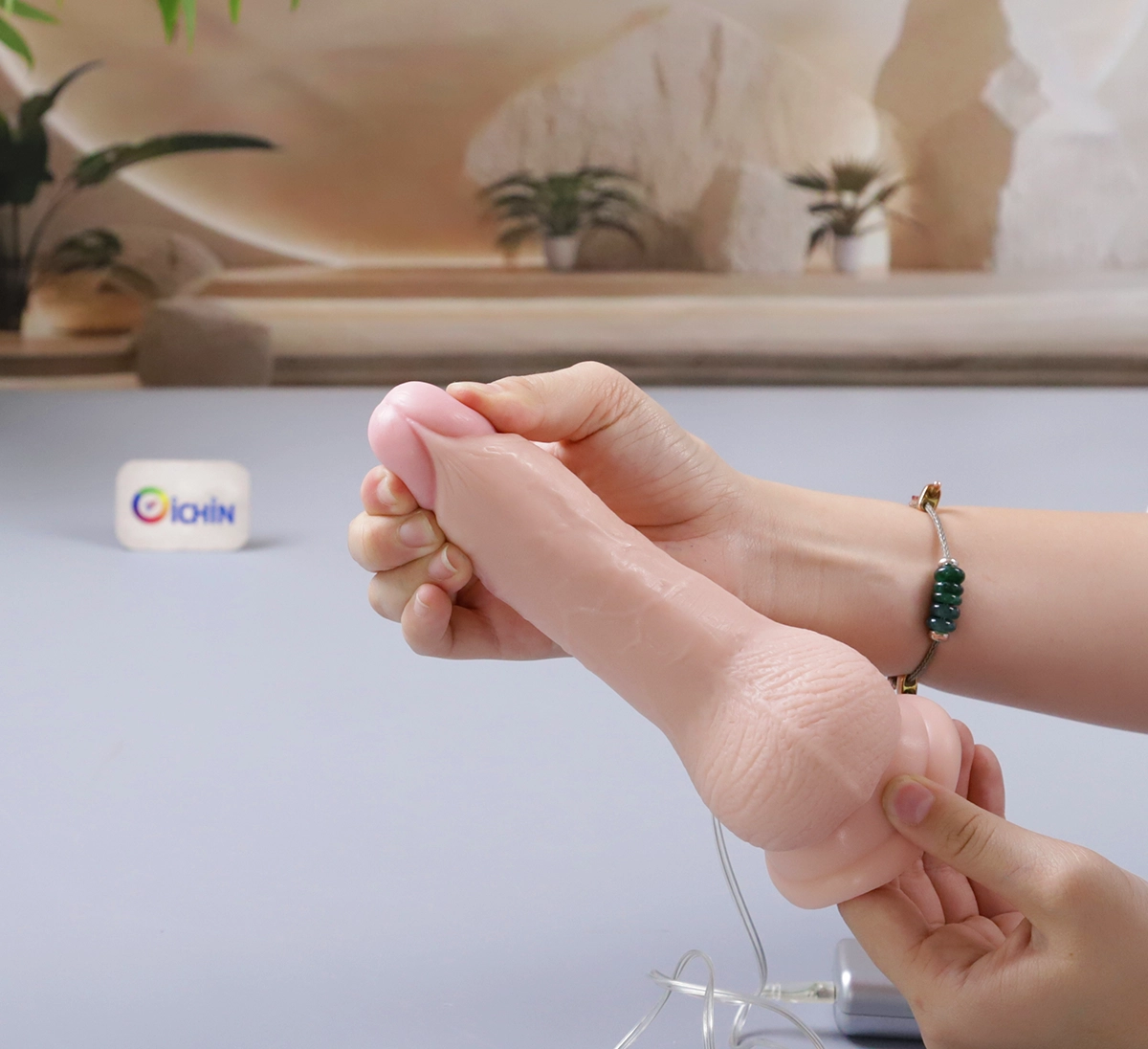 Bóp phần đầu để thấy sự mềm mại