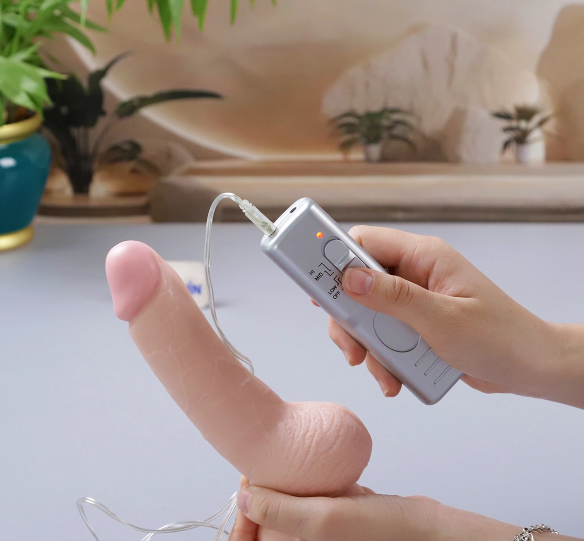 Điều khiển bằng remote cho chế độ rung