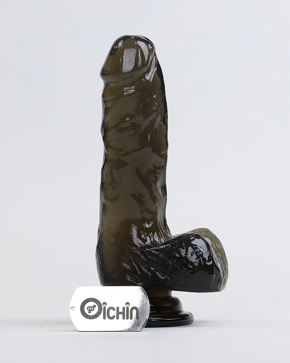 Dương vật giả màu đen gắn tường