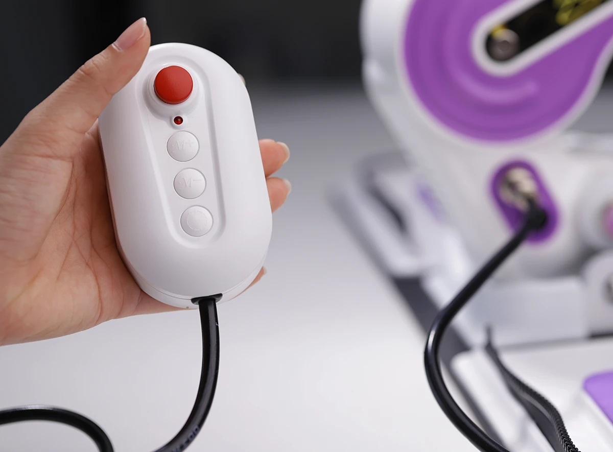 Remote điều khiển chức năng rung với thụt