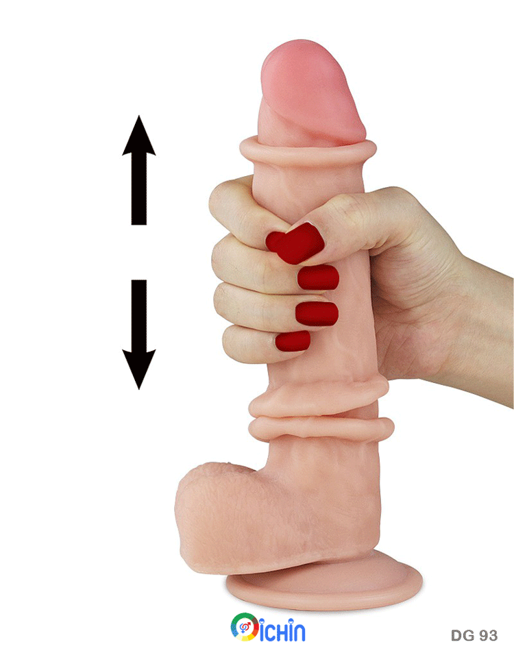 Lovetoy Skin 8 inch mềm mại, dẻo dai với 2 lớp da như thật