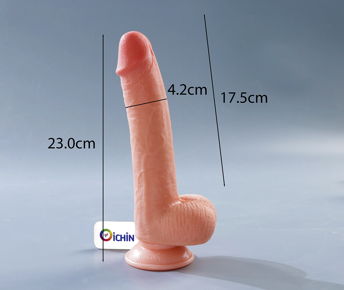 Ảnh thông số kích thước của Lovetoy Sliding-Skin 9 inch