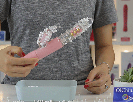 Pink Butterfly Penis rung xoay thụt điều chỉnh linh hoạt