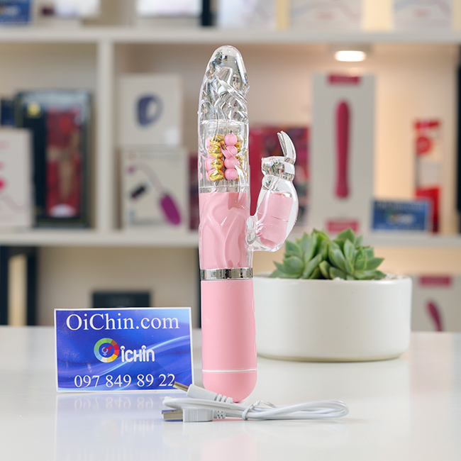 Dương vật giả Pink Rabbit Penis chống thấm nước hiệu quả