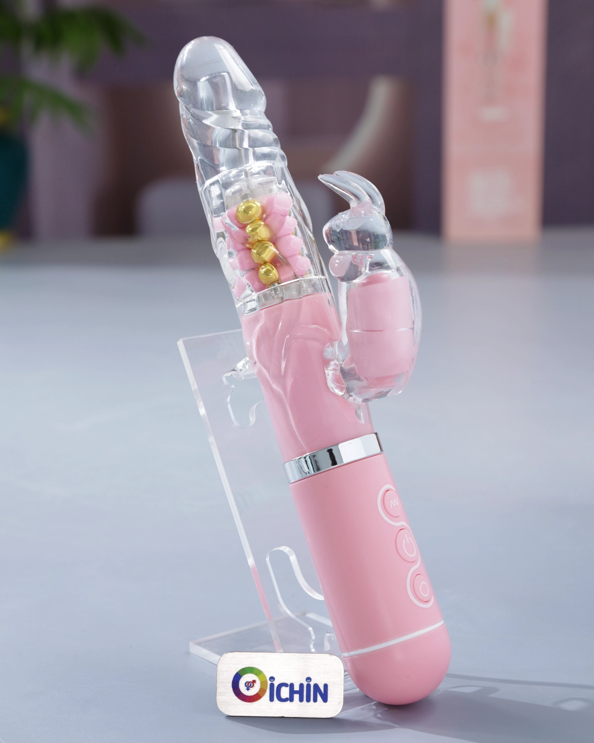 Pink Rabbit Penis rung xoay