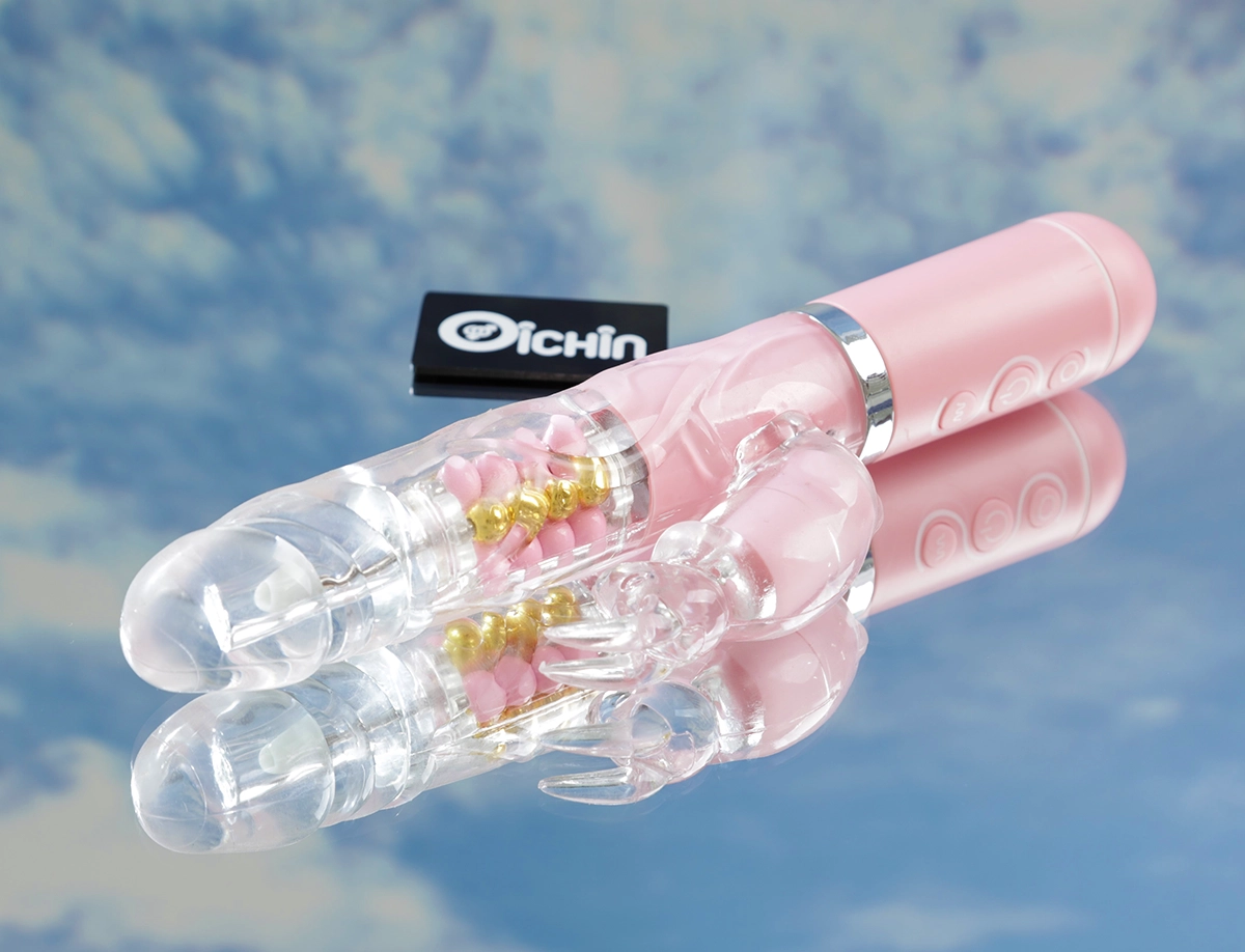 Dương vật giả Pink Rabbit Penis chống thấm nước hiệu quả Dương vật Pink Rabbit Penis rung xoay đa chế độ pin sạc