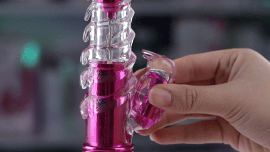 Dương vật giả xoắn rung ngoáy