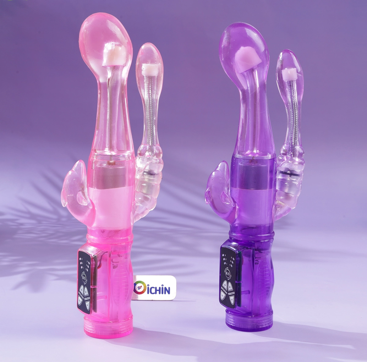 2 phiên bản khác nhau của màu hồng và màu tím