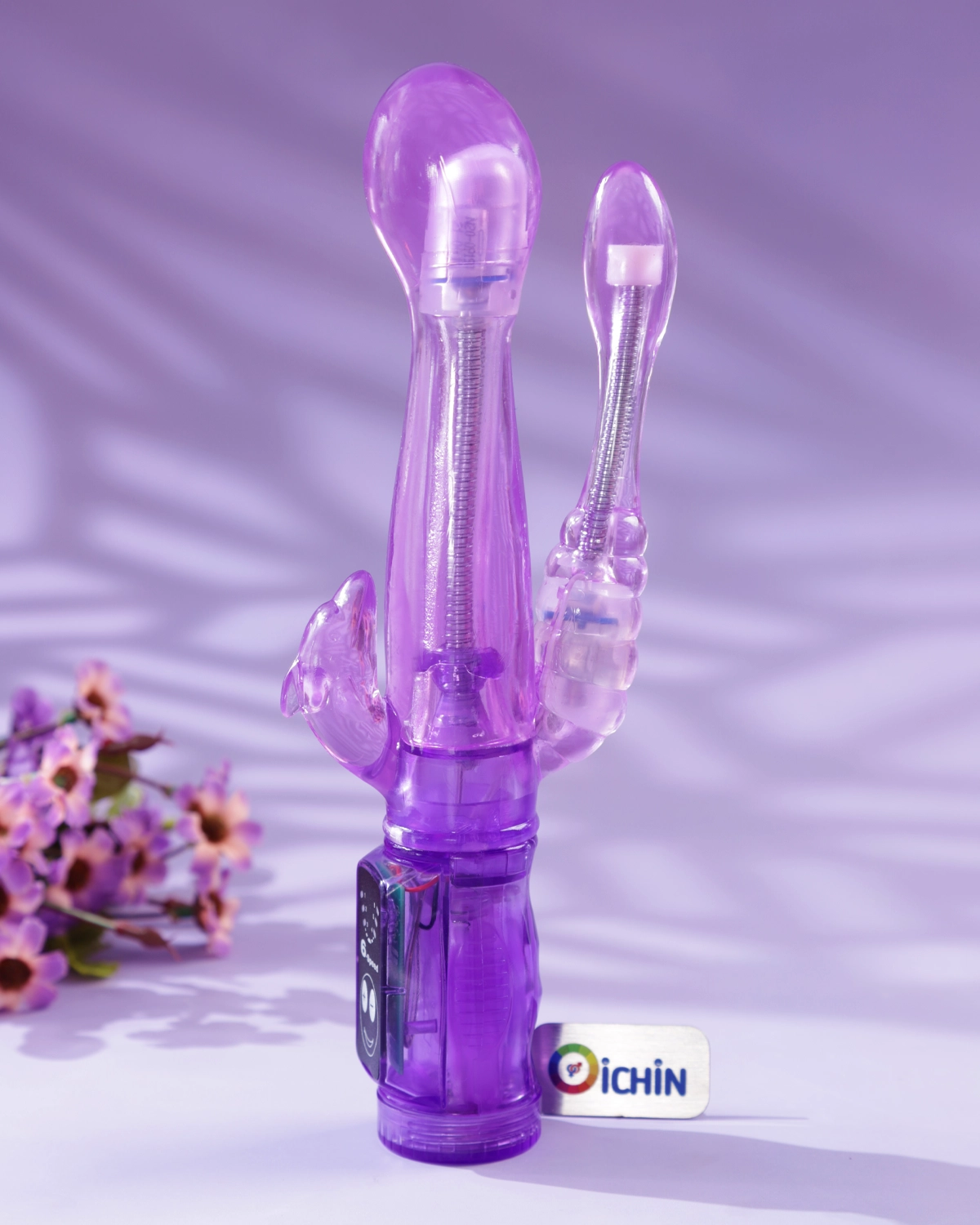 Cu giả Lybaile Double Vibe Tease phiên bản rung màu tím