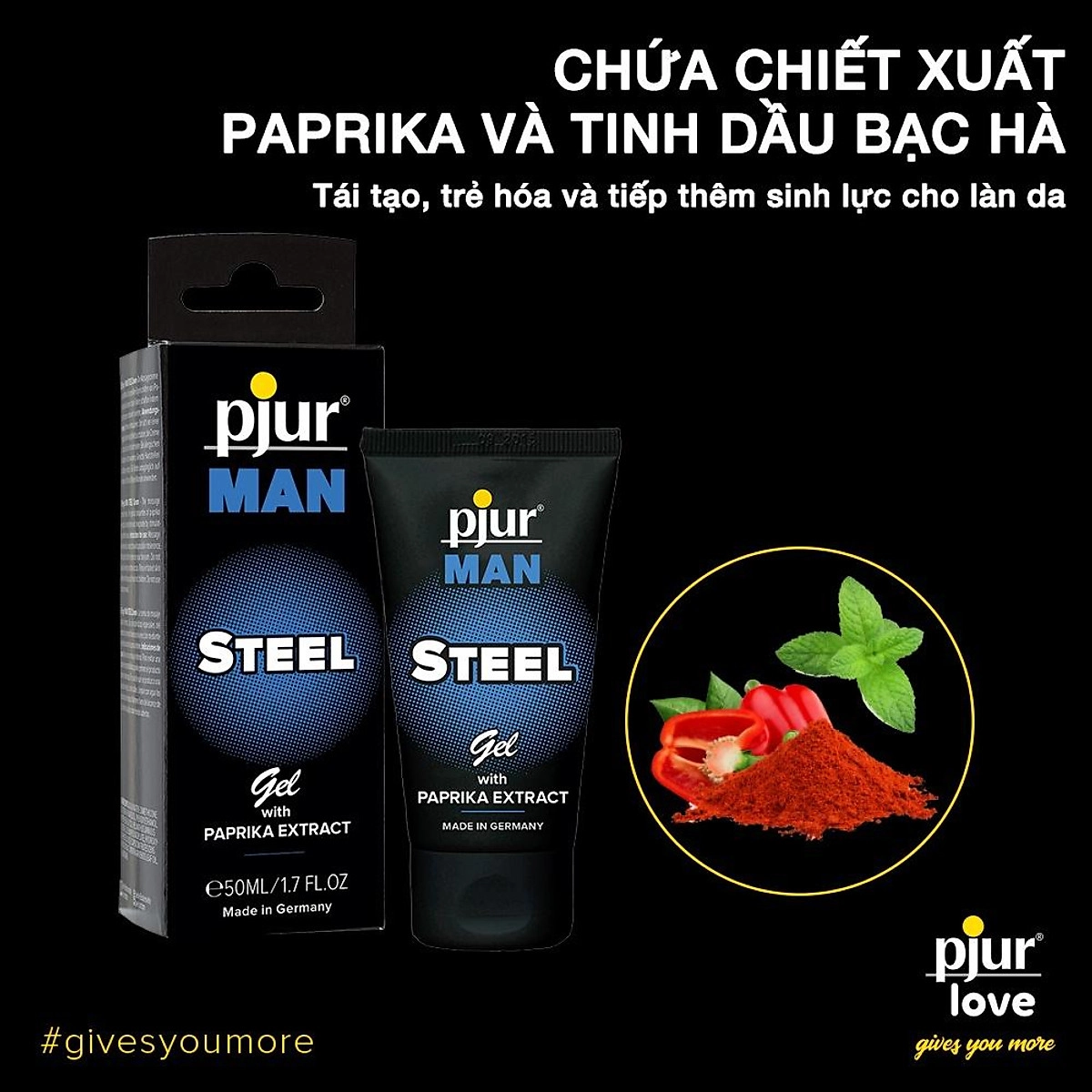 Chiết xuất ớt Paprika kết hợp tinh dầu bạc hà