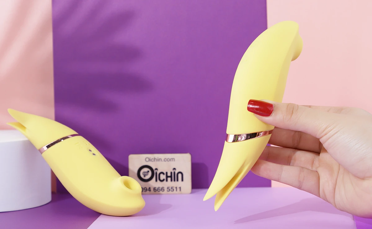 Máy kích thích âm vật Belle có 5 chế độ hút - thổi kết hợp 8 kiểu rung