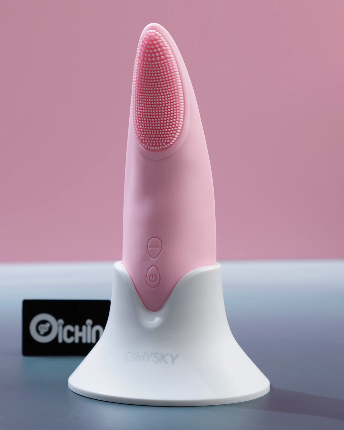 Máy massgae màu hồng dạng lưỡi