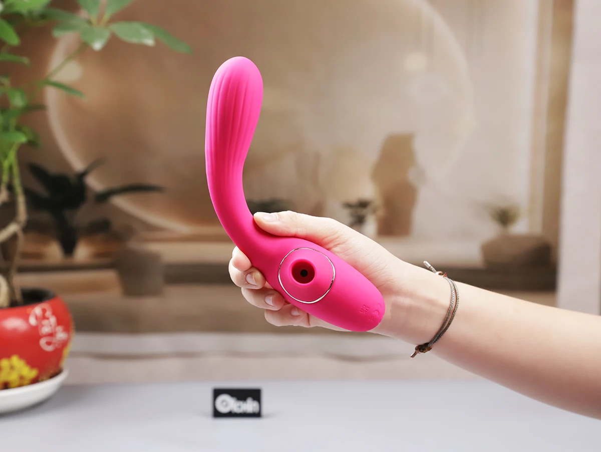 NVTOYS Dina máy rung thổi silicone mềm mại uốn dẻo