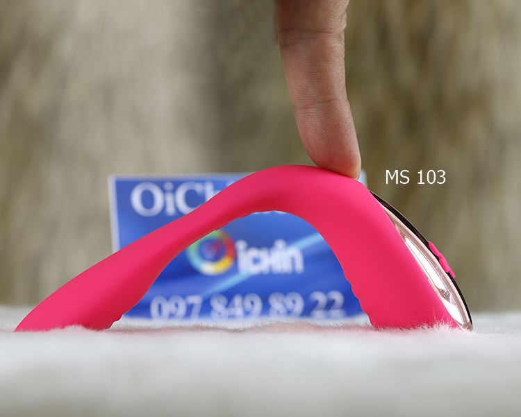 Máy massage âm đạo rung 2 đầu EasyToys uốn cong dễ dàng