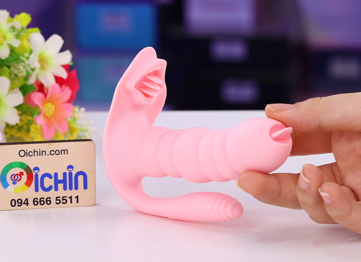 Máy massgae âm đạo Caterpillar có silicone mềm dẻo