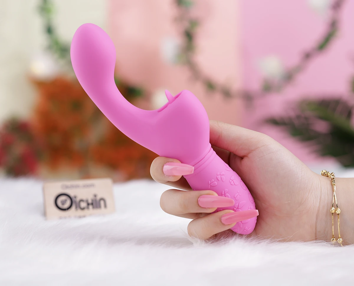 CalExotics Kiss Flicker có thiết kế hoàn hảo cho việc kích thích kép