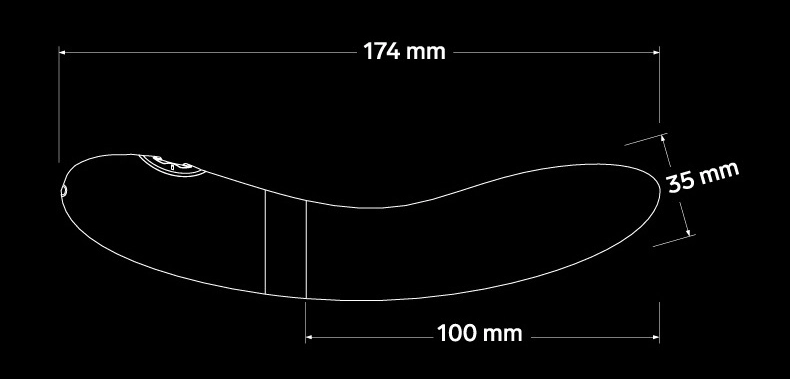 Ảnh thông số kích thước của Lelo Liv 2