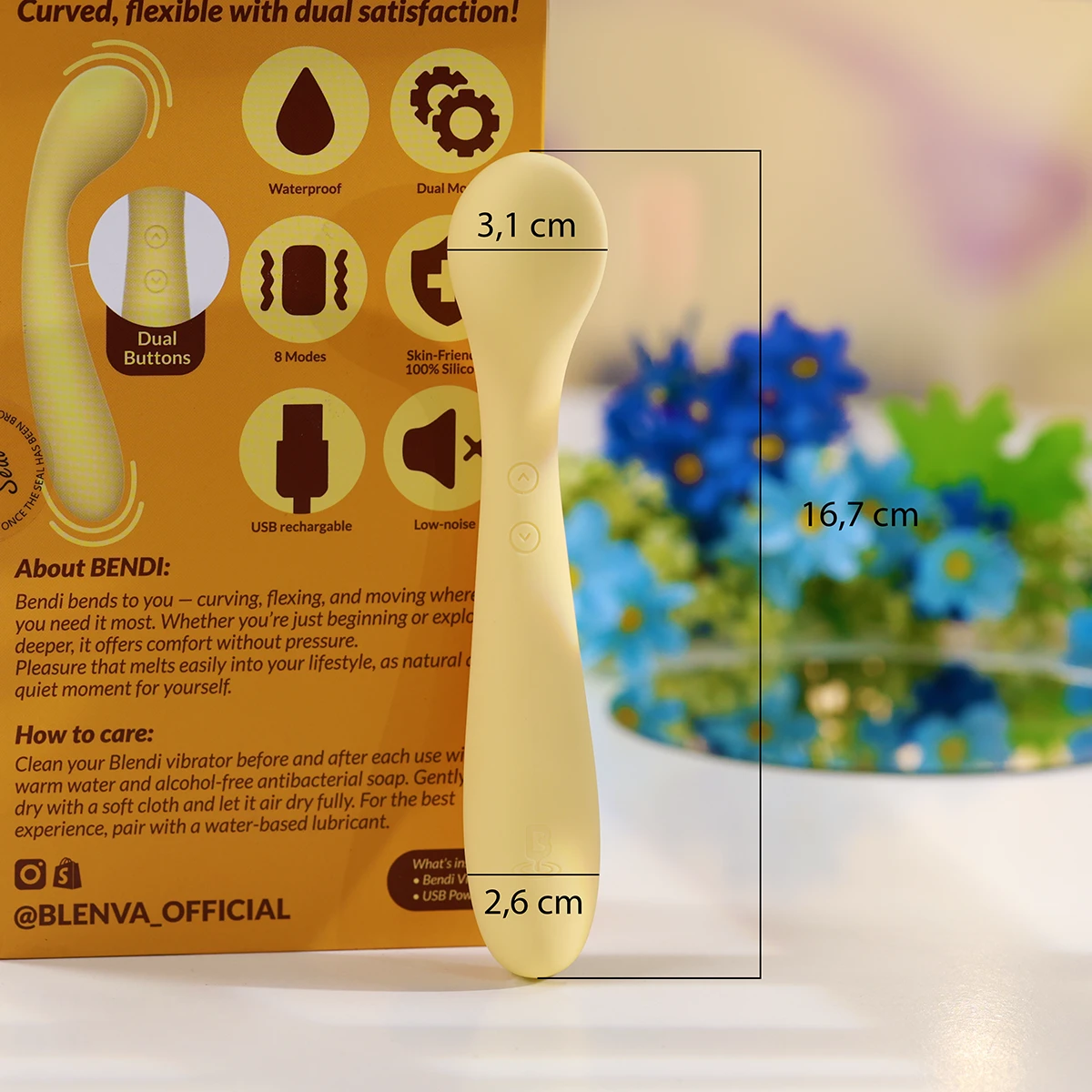 Ảnh thông số kích thước của Blenva Bendi