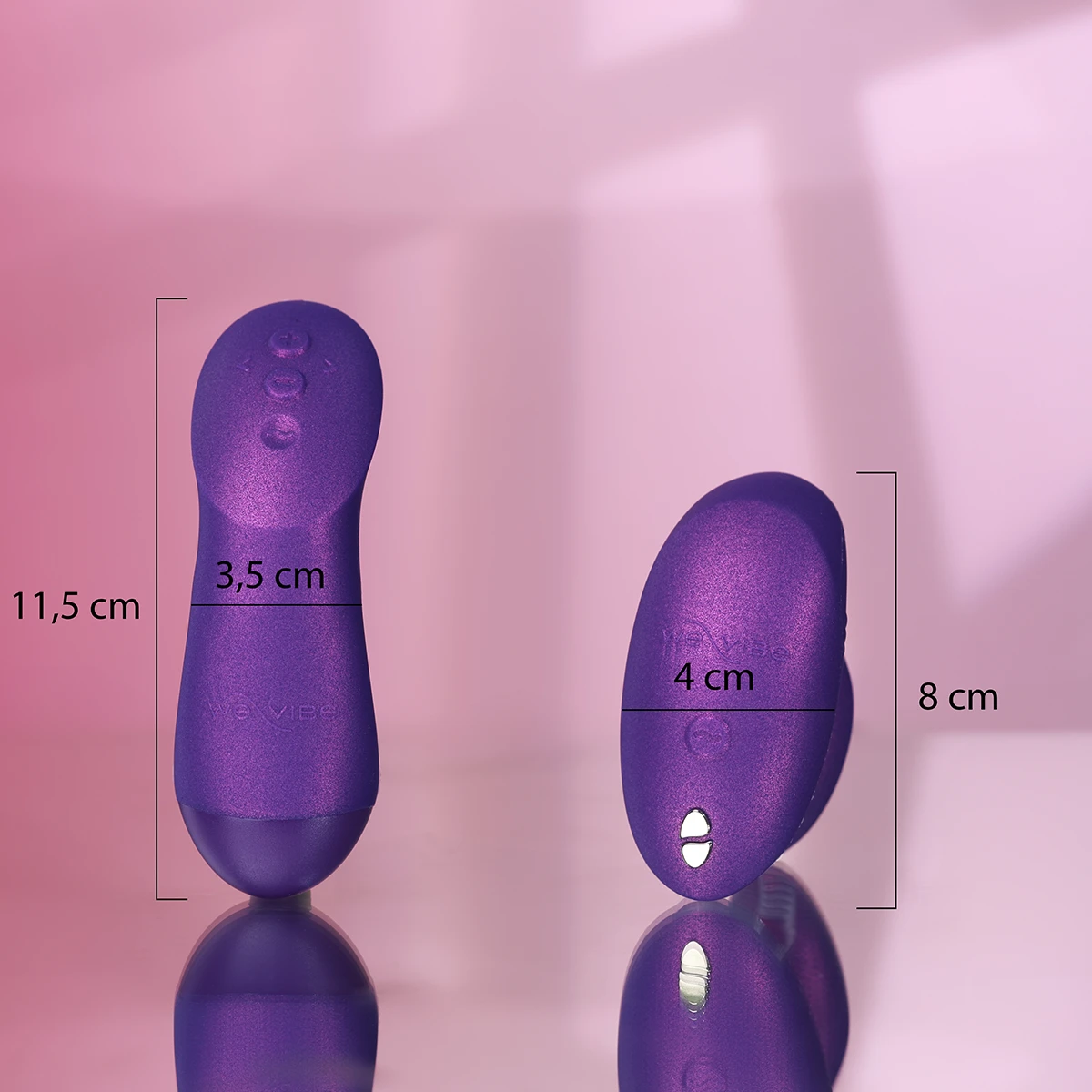 Ảnh thông số kích thước của We-Vibe Chorus Pro