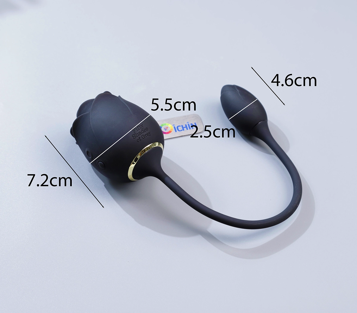 Ảnh thông số kích thước của Lovehoney Dark Blushing Rose