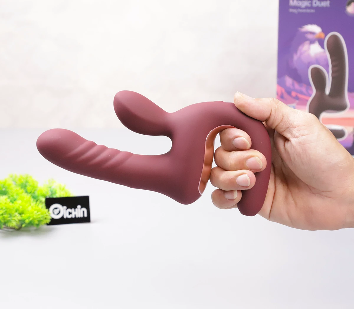 Máy massage Magic Duet cầm tay hiển thị kích thước thực tế
