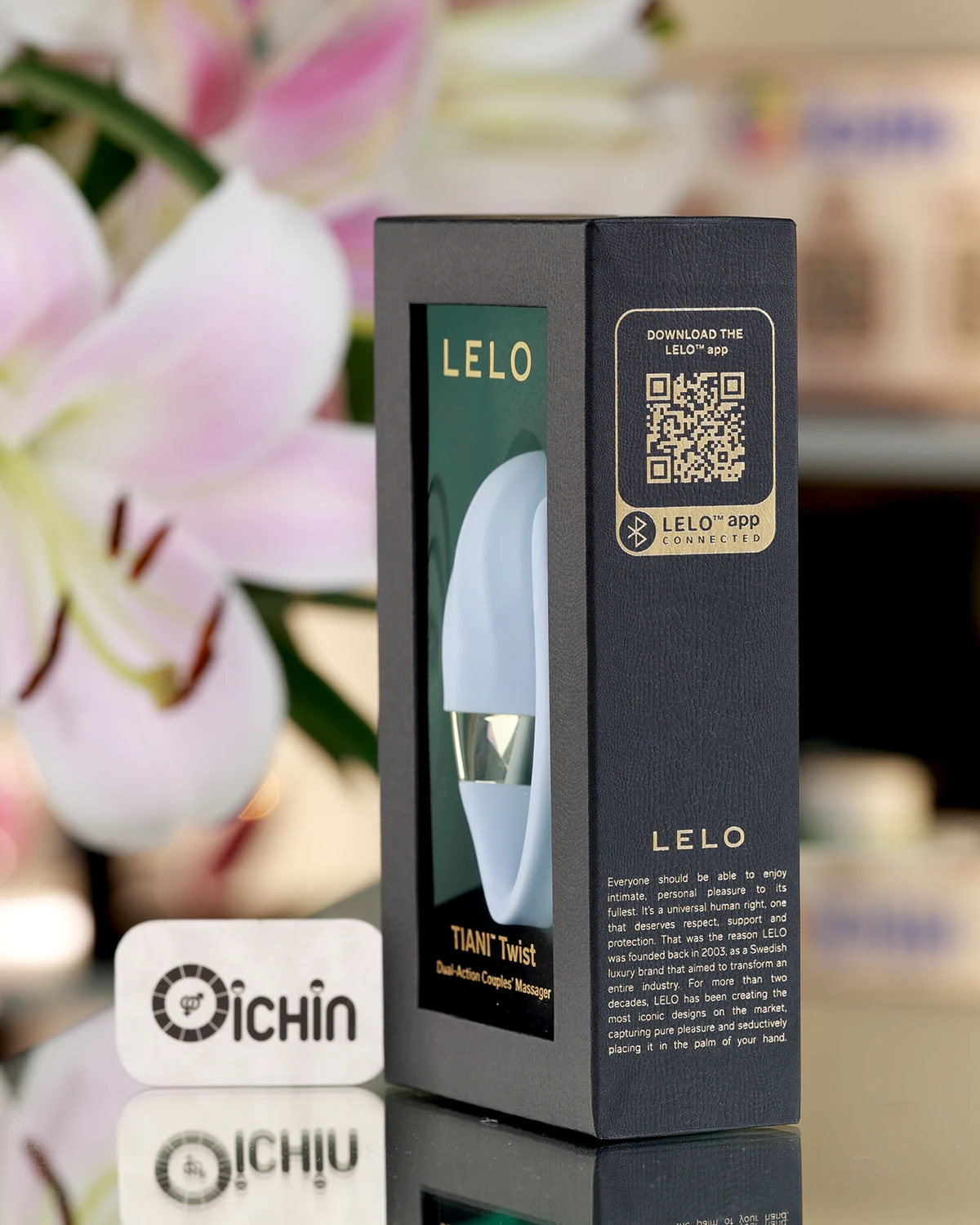 Máy rung Lelo Tiani Twist massage cặp đôi app kết nối