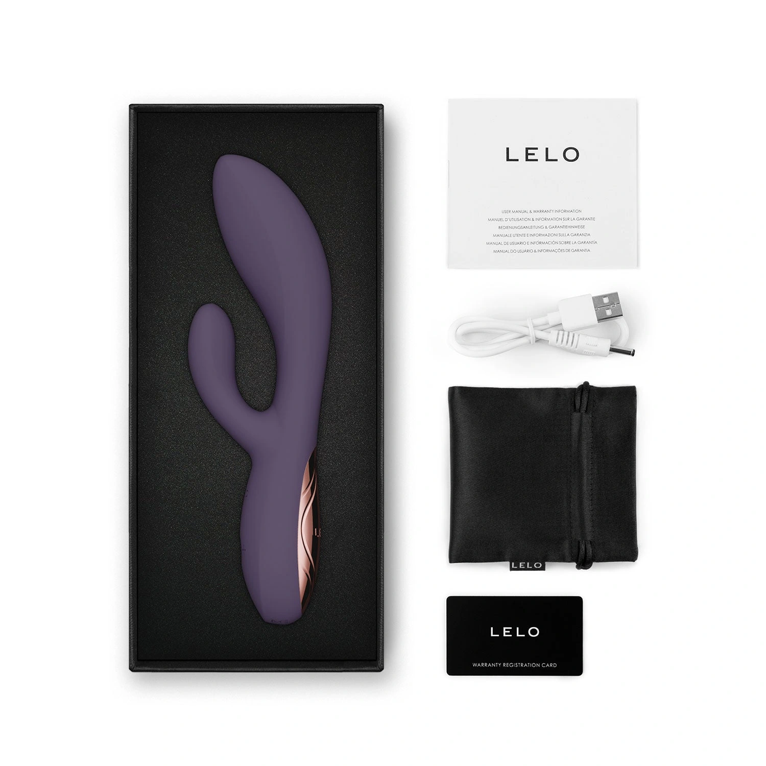 Bộ đầy đủ máy massage rung thụt kích thích kép Lelo Ina Thrust