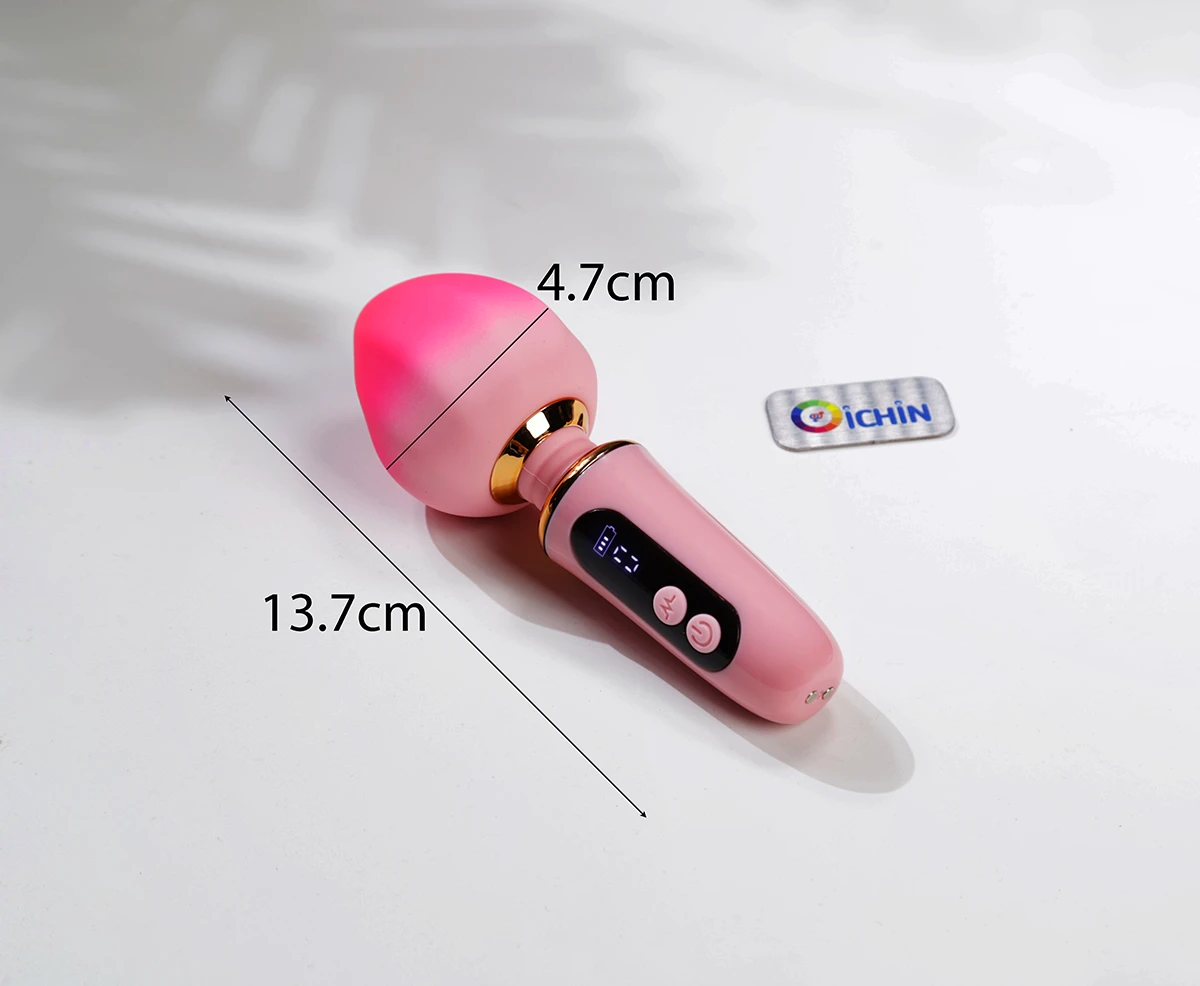 Ảnh thông số kích thước của Yunman Peach Vibrator