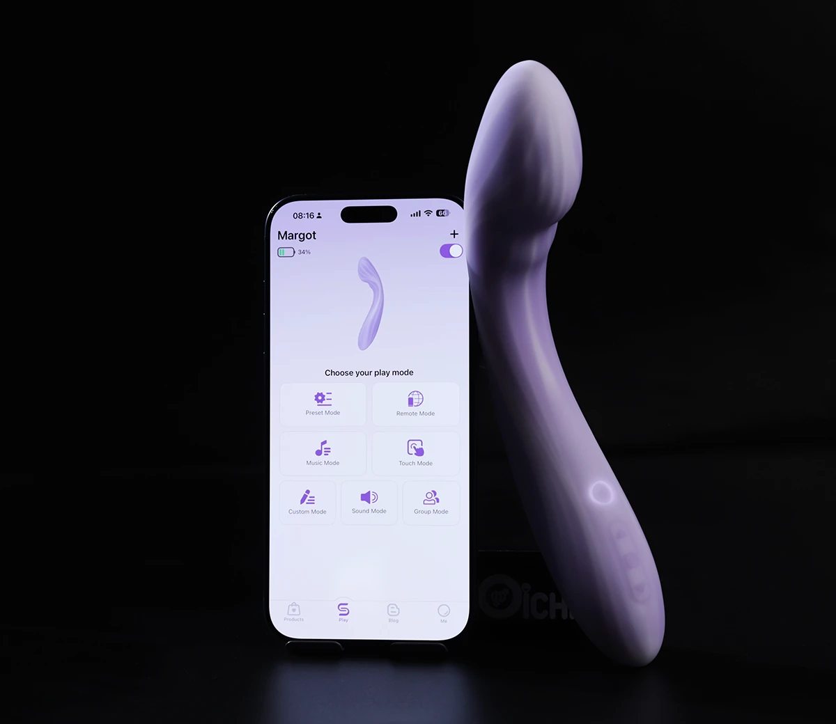 Hộp sản phẩm Svakom Margot kèm app điều khiển từ xa