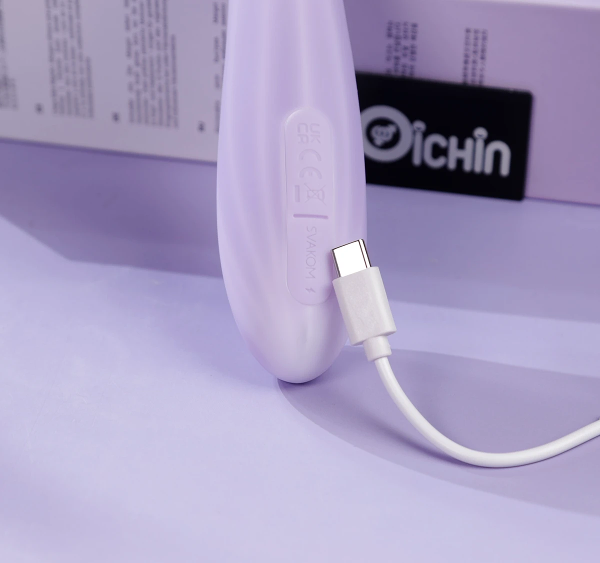 Cổng sạc USB-C máy rung điểm G Svakom Margot toả nhiệt