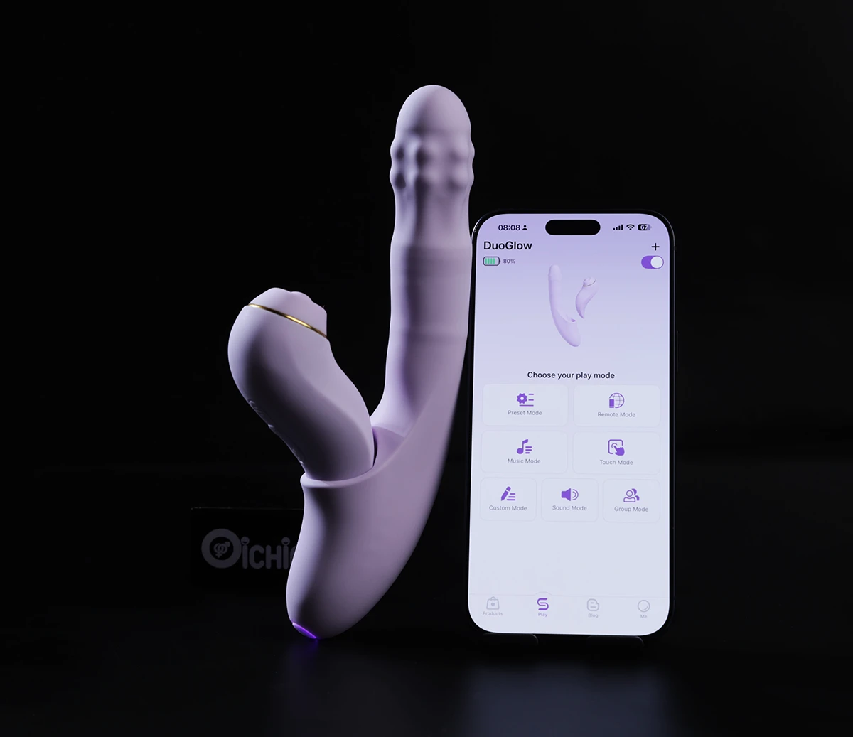 Svakom Duoglow App điều khiển Bluetooth giao diện ứng dụng