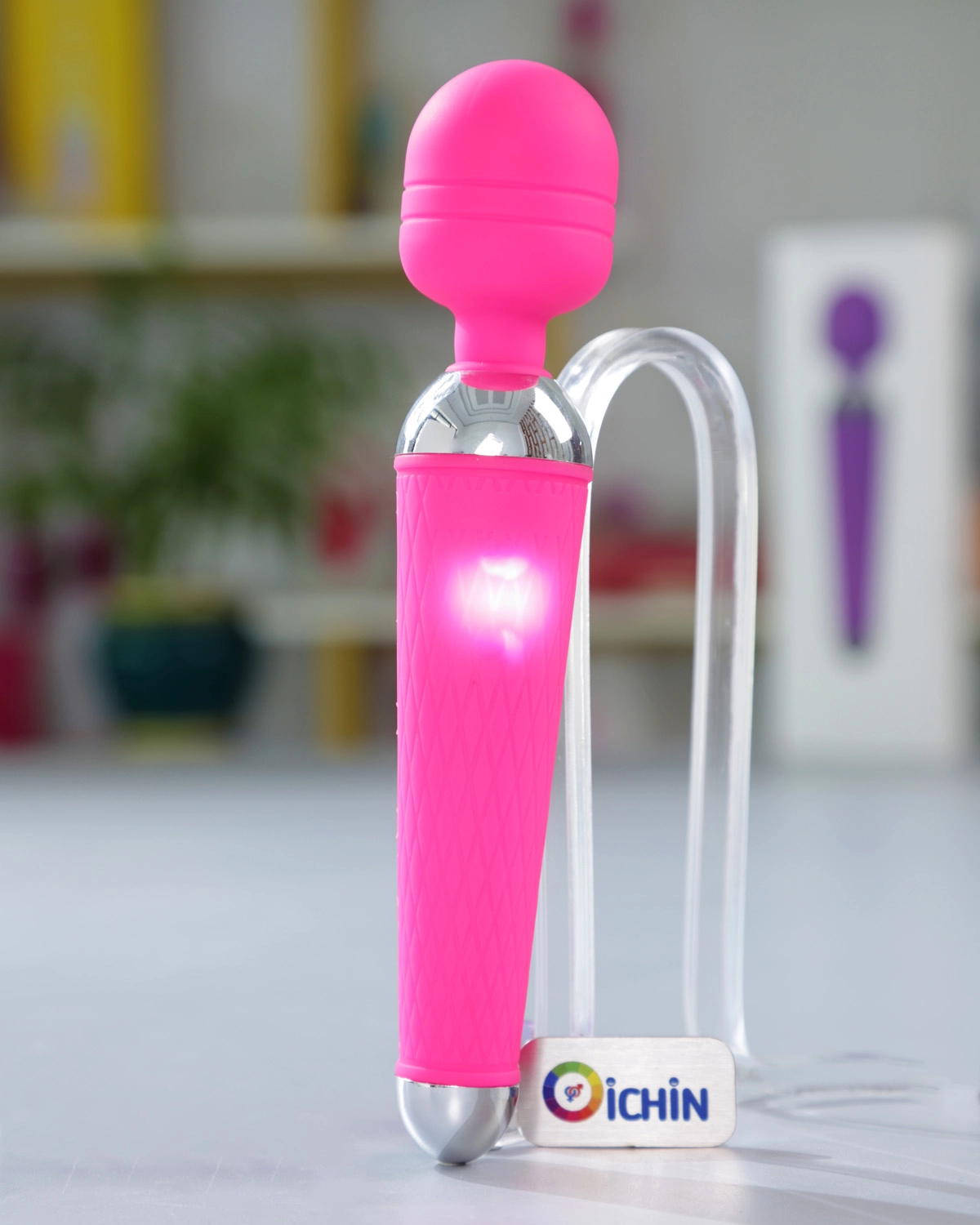 Chày rung mini đèn sáng khi hoạt động